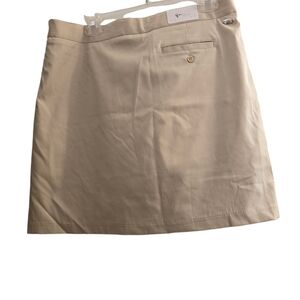 Greg Norman Perfect Fit Size 12 Tan Skort NEW WITH TAGS